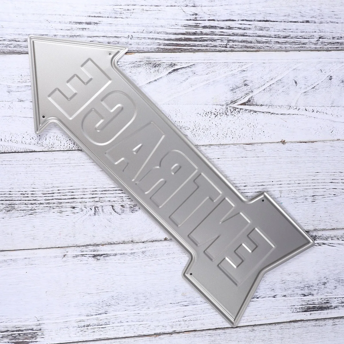 

Occident Retro Indicator Tag 45x16cm Iron Hospital Exit Direction Sign Supermarket Decoration Indicator Tag