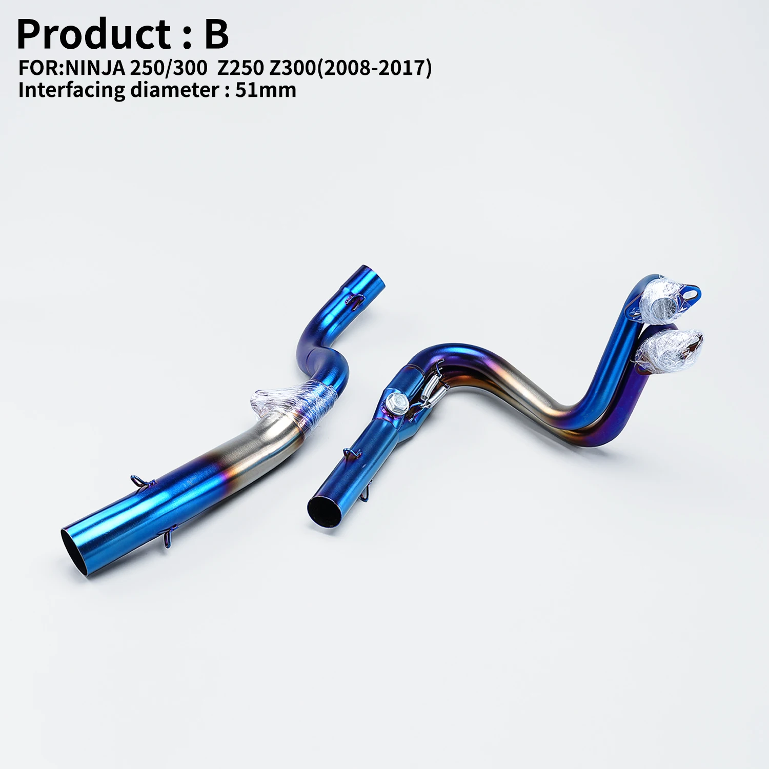 

Для мотоциклов Z250 Z300 NINJA250 300 2008-2017: полная выхлопная система Slip-On, передняя соединительная труба, средняя секция, модифицированная труба.