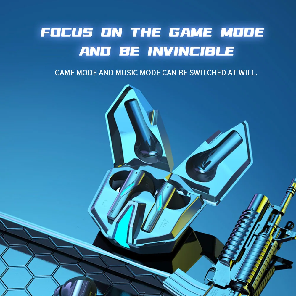 Soleeanre Wireless Headphone Gaming Earphones music Headset Sport Earbuds With Microphone Mobile Phone High-Quality Sound