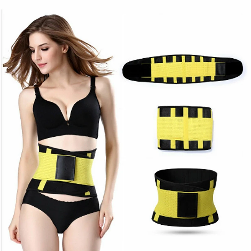 Men Women Gym Body Shaper Exercise Shapewear Sweat Belt Waist Cincher Trainer Trimmer Cummerbunds Belted Belts New Hot 2021