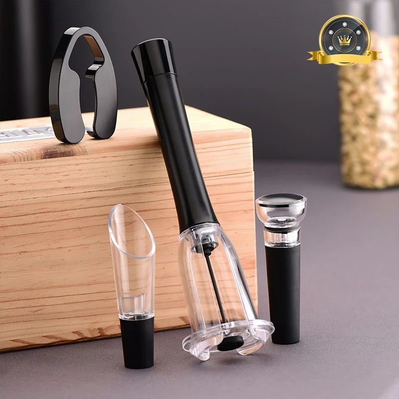 Portable Wine Opener Wine Air Pressure Pump Bottle Corkscrew Opener Tools Bar Accessories for Home Restaurant Party Wine Lovers