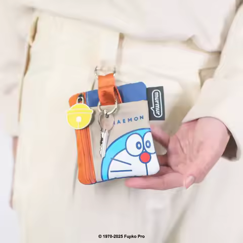 Cartoon Doraemon Kawaii Tinker Bell Cute Anime Peripheral Card Set New Zero Wallet Certificate Bag Gifts for Male Female