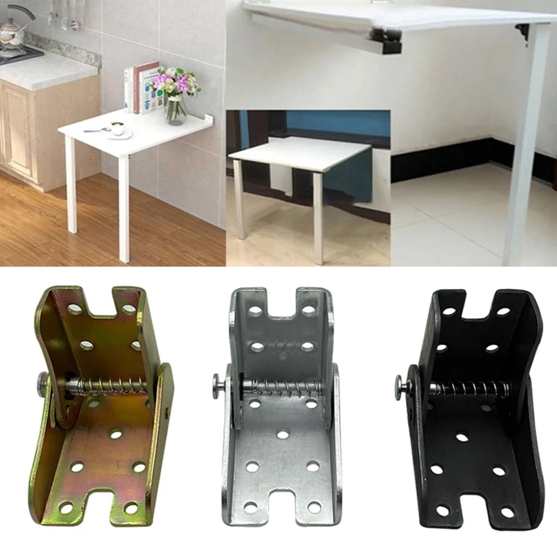 

90 Degree Self-Locking Folding Hinge Table Legs Chair Extension Foldable Feet Hinges Hardware Sofa Bed Lift Support Hinge