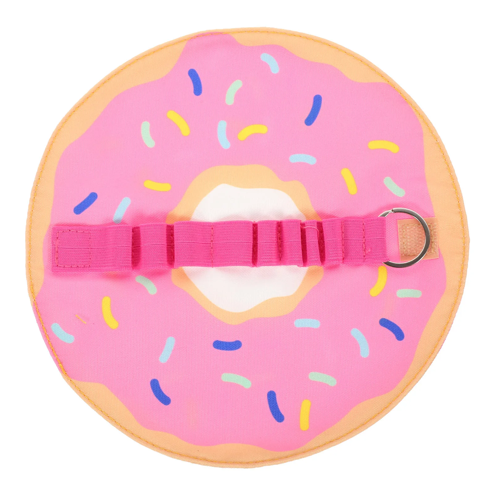 

Simulation Donut Pencil Case Canvas Roll Up Stationery Bag Large Capacity Pen Holder Daily Pencil Pouch Art Supplies Organizer