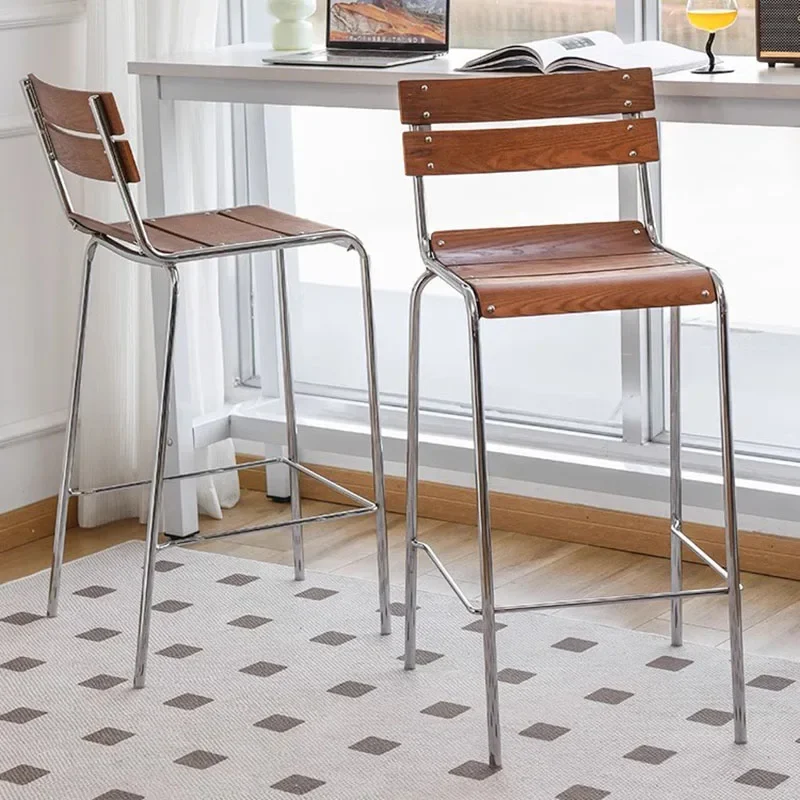 Taburetes de Bar modernos para sala de estar, salón, restaurante, minimalista, dormitorio, sillas de comedor, trono, relajante, muebles de salón