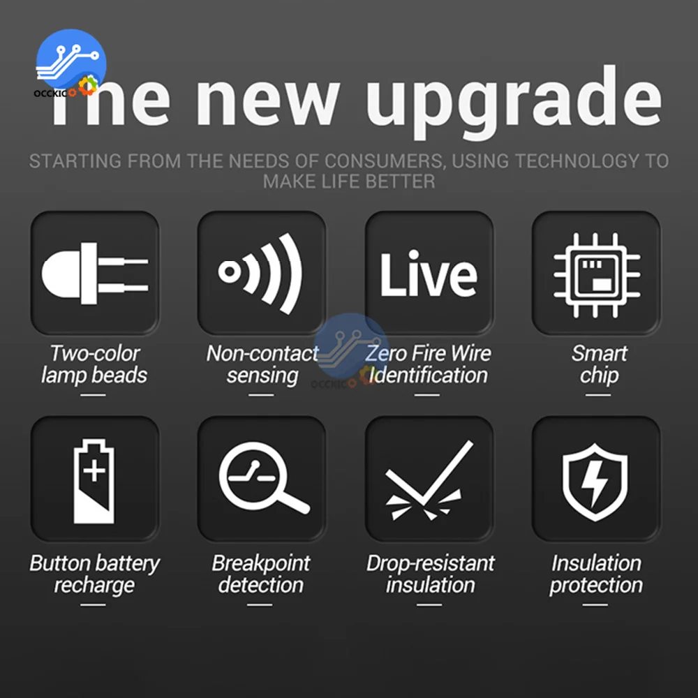 Alimetro-デジタル電流計,LCD画面の可能性,点滅インジケーター付き