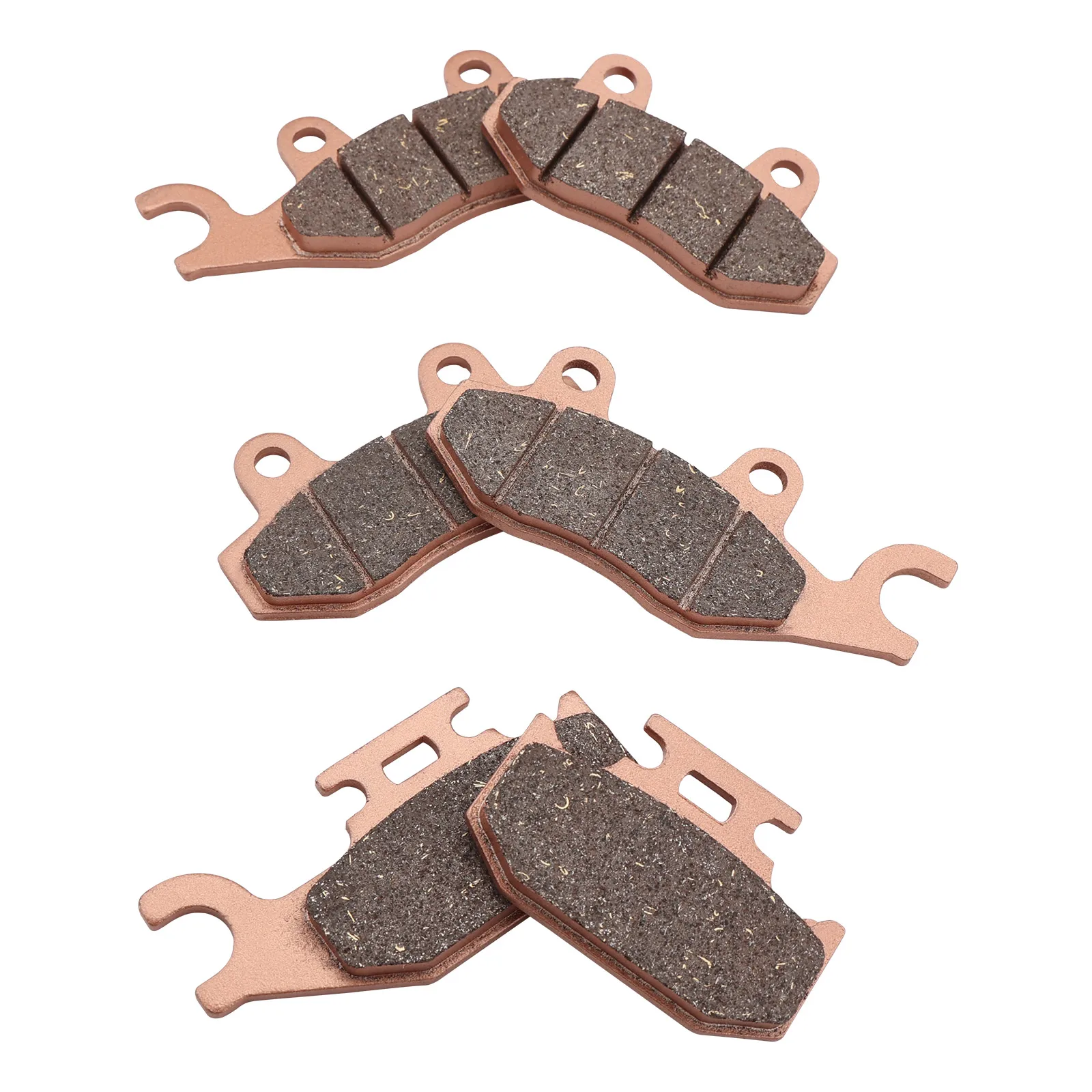 

Brake Pads Front and Rear for Yamaha Rhino 4x4 660 YXR660 2004-2007 450 YXR450 2006-2009 Raptor 700 700R YFM700 YFM700R