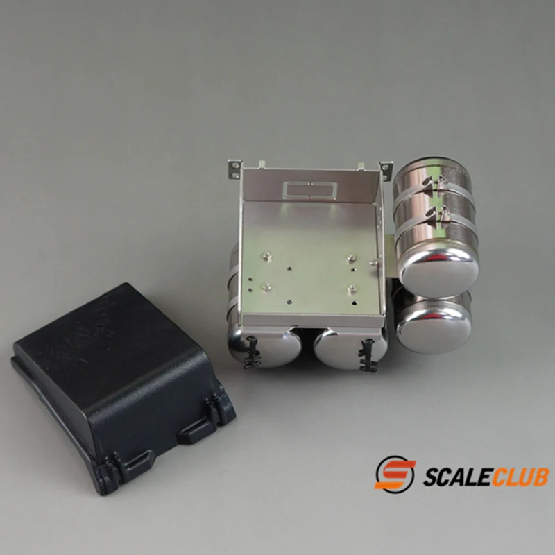 Scale club 770 LKW r470 r620 r730 s Metall batterie kasten Gastank vier Gastank lesu Modell DIY