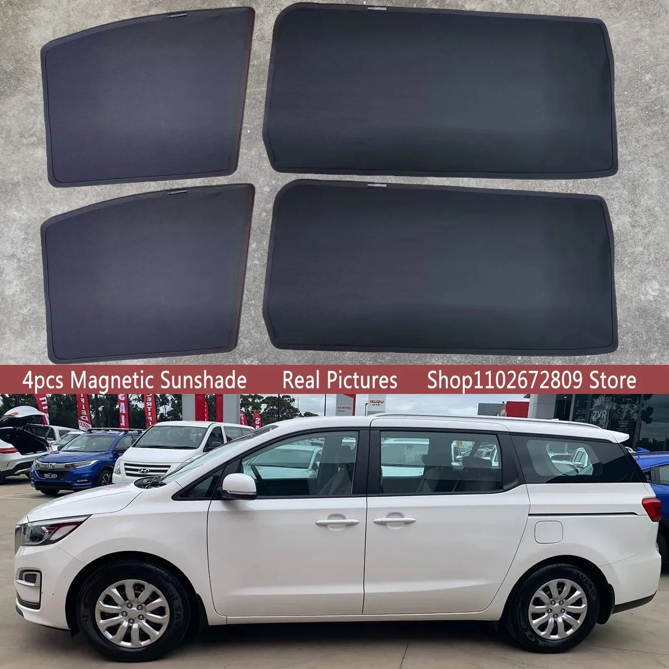 

Магнитная солнцезащитная шторка на лобовое стекло для Kia Carnival YP SEDONA 2015-2020 2016 2017 Аксессуары