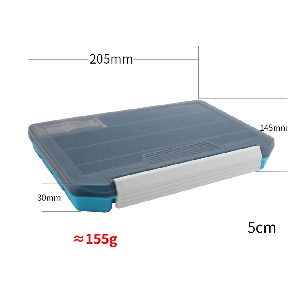 Colorful Single Layer Insert Bait Box Lure Storage Tool with Insert Function Fishing Accessories Store Boxes Fishing Tackle Case