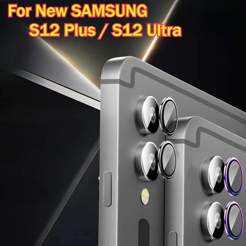 Für Samsung Galaxy Tab S12 S11 S10 FE Lite S9 Ultra Plus Rückkamera-Ring-Glasschutz-Hülle 3D HD Aluminium-Kameraobjektivabdeckung