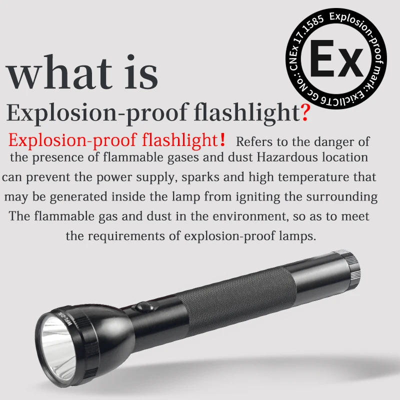 Huasheng Black Leopard D4LG Strong Light Charging Explosion proof Flashlight D3LG Outdoor Self Defense Long Range FlashlightD4LG