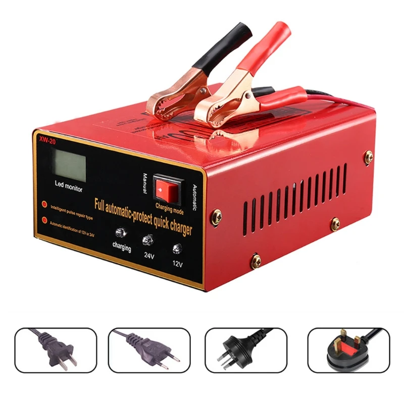 12V 24V Fully Automatic Car for Smart Battery  Lead-acid Anti-shock Fire-proof Over  for Protection Fast Dropship