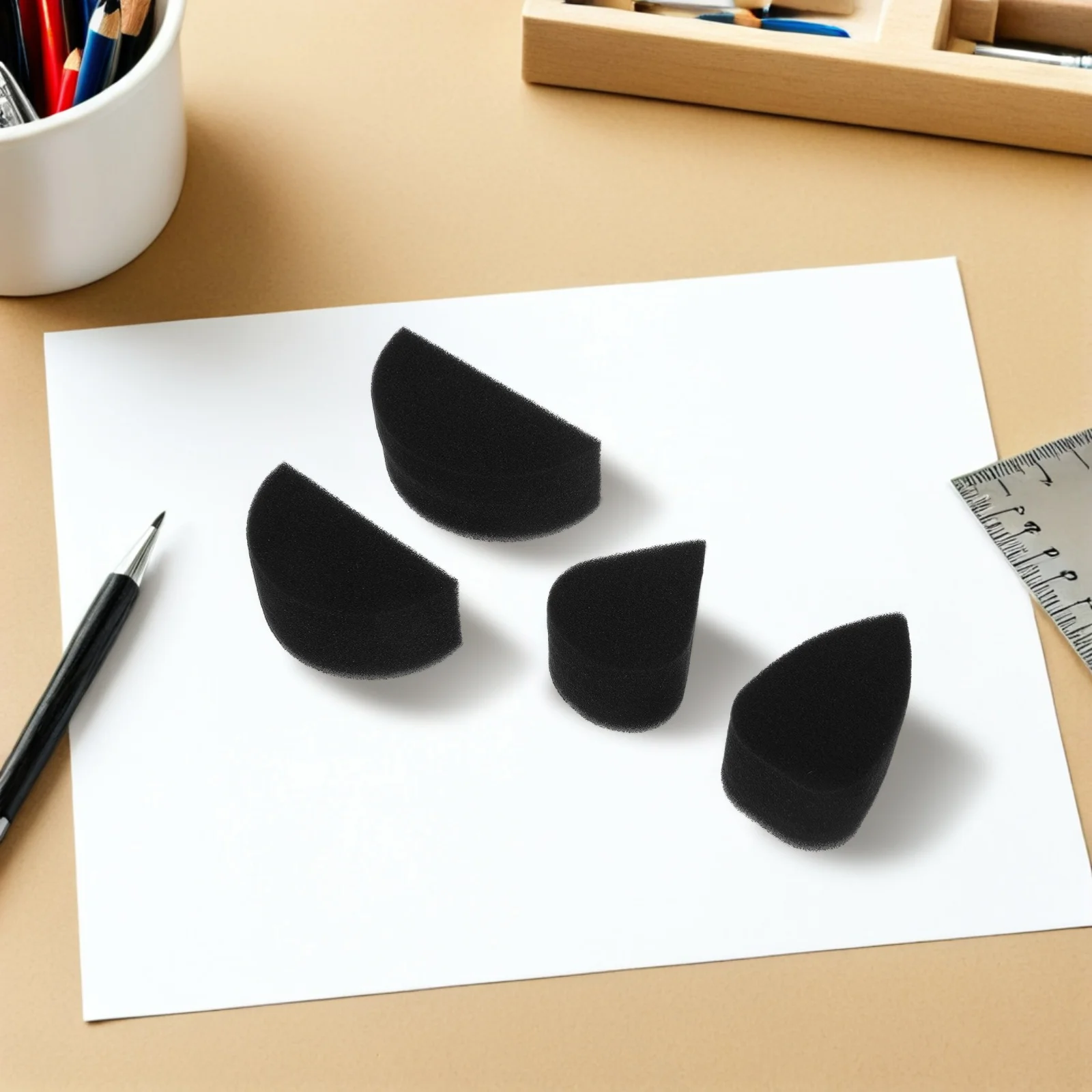 20 spugne per pittura per il viso, ad alta densità, riutilizzabili, morbide, per trucco, per pittura artistica del corpo, forniture per pittura per il viso