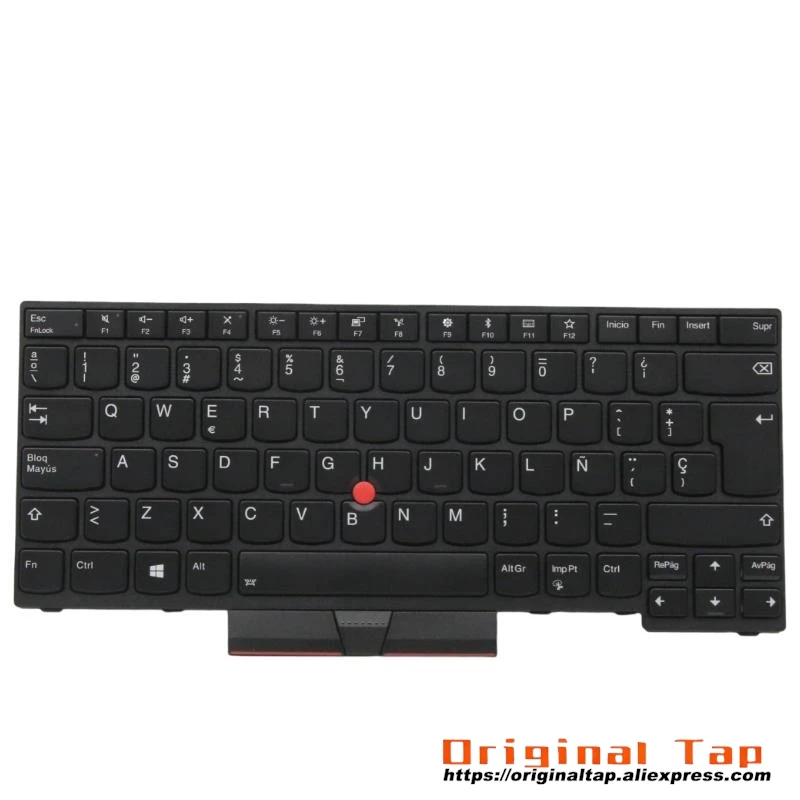 ES Spanish Backlit Keyboard for Lenovo Thinkpad E480 E485 E490 T480S T490 T495 P43S L480 L490 L380 L390 Yoga 01YP290 01YP370 01Y