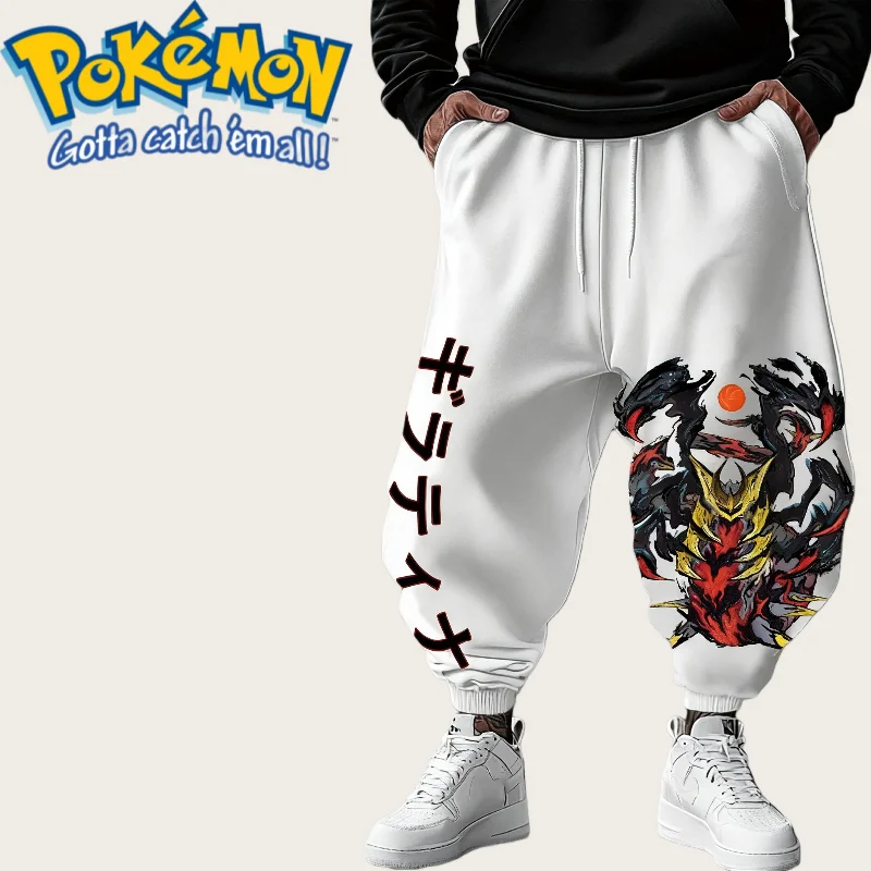 pokemon-anime-giratina-moletom-impresso-a-mao-2025-outono-inverno-novo-masculino-solto-casual-americano-hip-hop-calcas-tamanhos-grandes