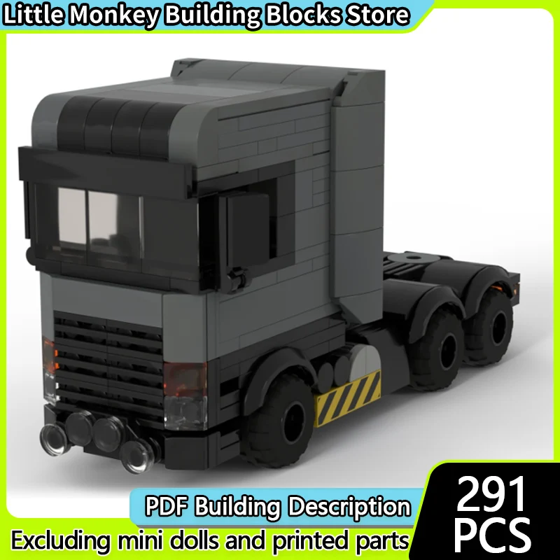 

Конструктор City Car Model MOC: Классический городской тяжелый грузовик, модульная технология, развивающая игрушка для детей, подарок на праздник, набор для сборки