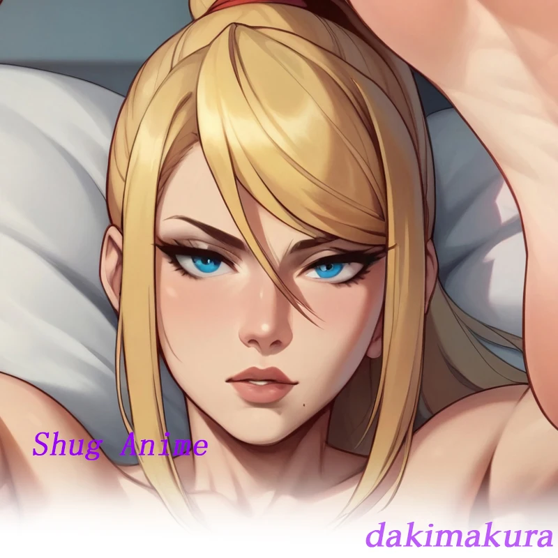 Dakimakura Anime Samus Ara طباعة على الوجهين بالحجم الطبيعي غطاء وسادة للجسم هدايا الفراش