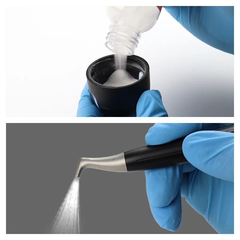Dental Sandblasting Power Micron Abrasive Powder Air Jet Flow Teeth Polishing Cleaning Whitening Plaque Stain Removal 130g 65um