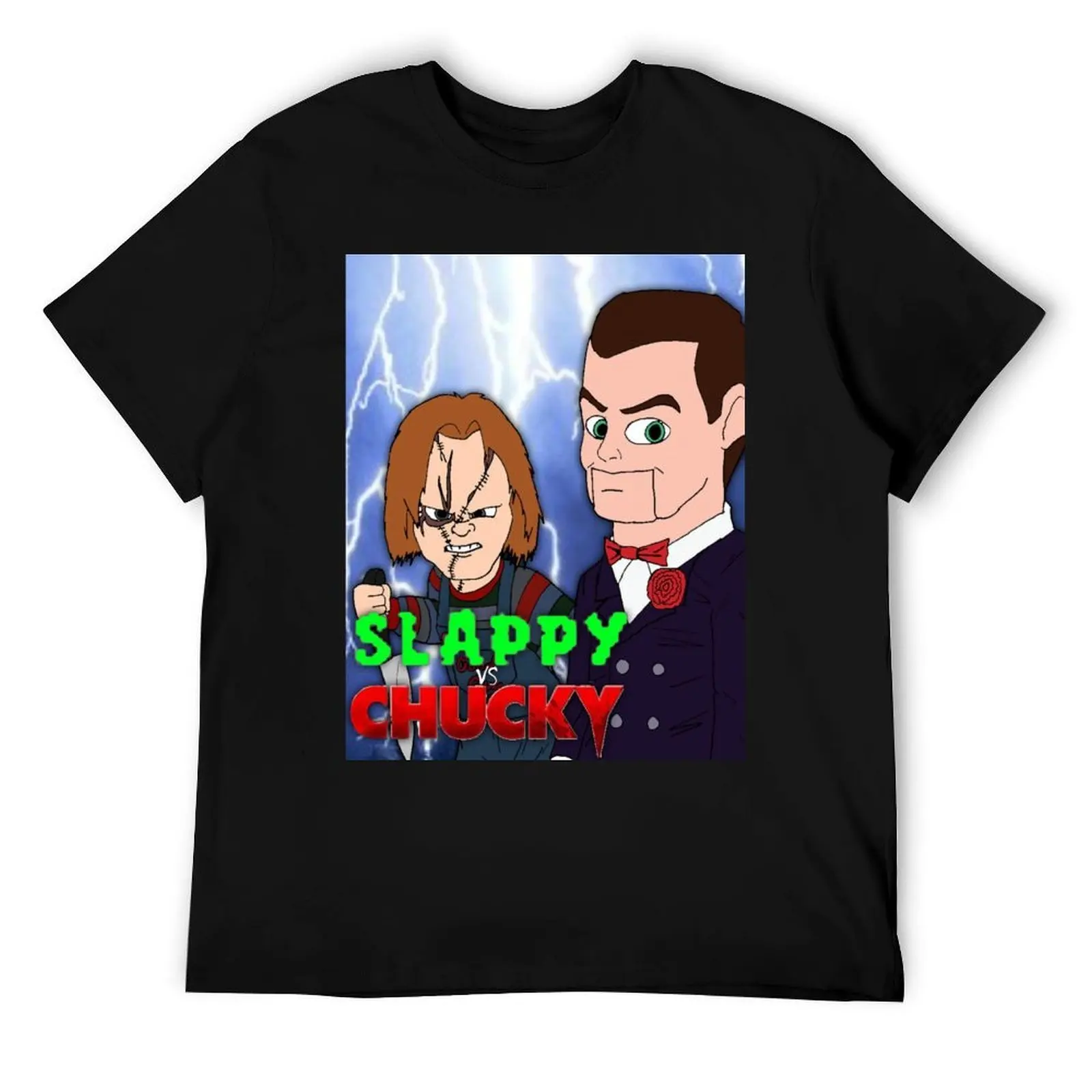 

Slappy vs Chucky T-Shirt t shirts for man pack cotton printed t shirts for man T-Shirt
