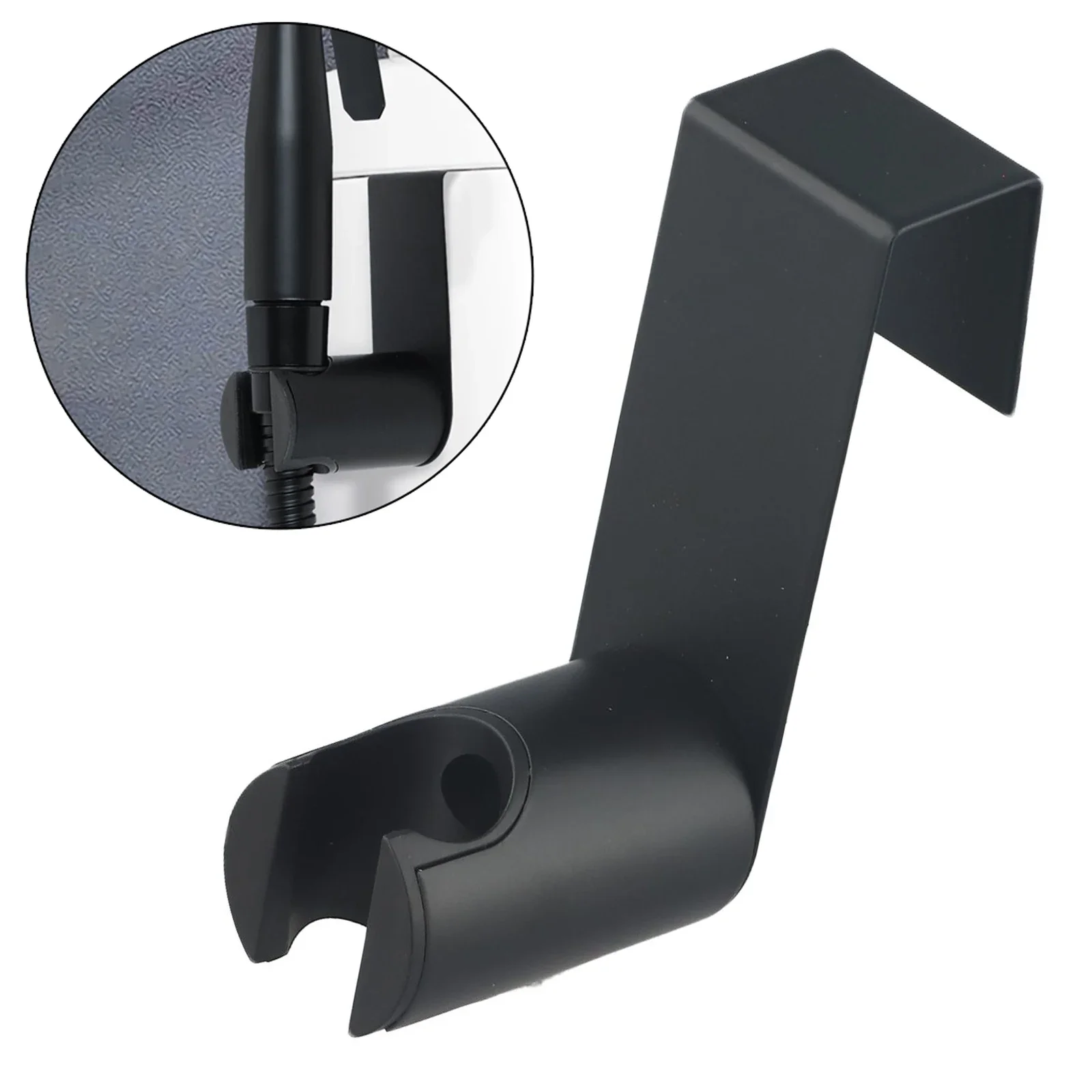 Attachment Hanging Sprayer Holder Bidet Black Color Fixed Holder Toilet Bathroom Washer Base Bracket For Shower Sucker Faucet