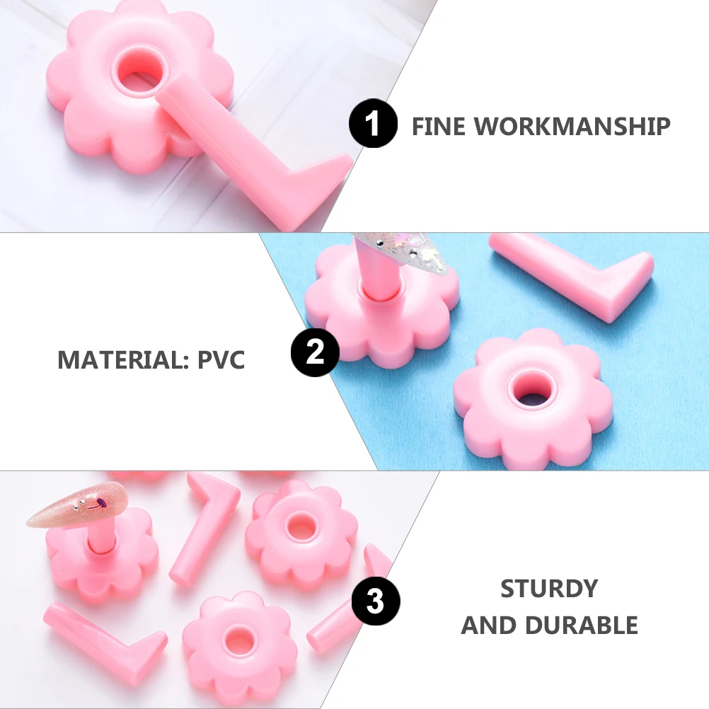 

10 шт. съемные держатели для кончиков ногтей, подставки для маникюра, стеллаж для дизайна ногтей, профессиональный держатель для салонных инструментов, тренировочный держатель