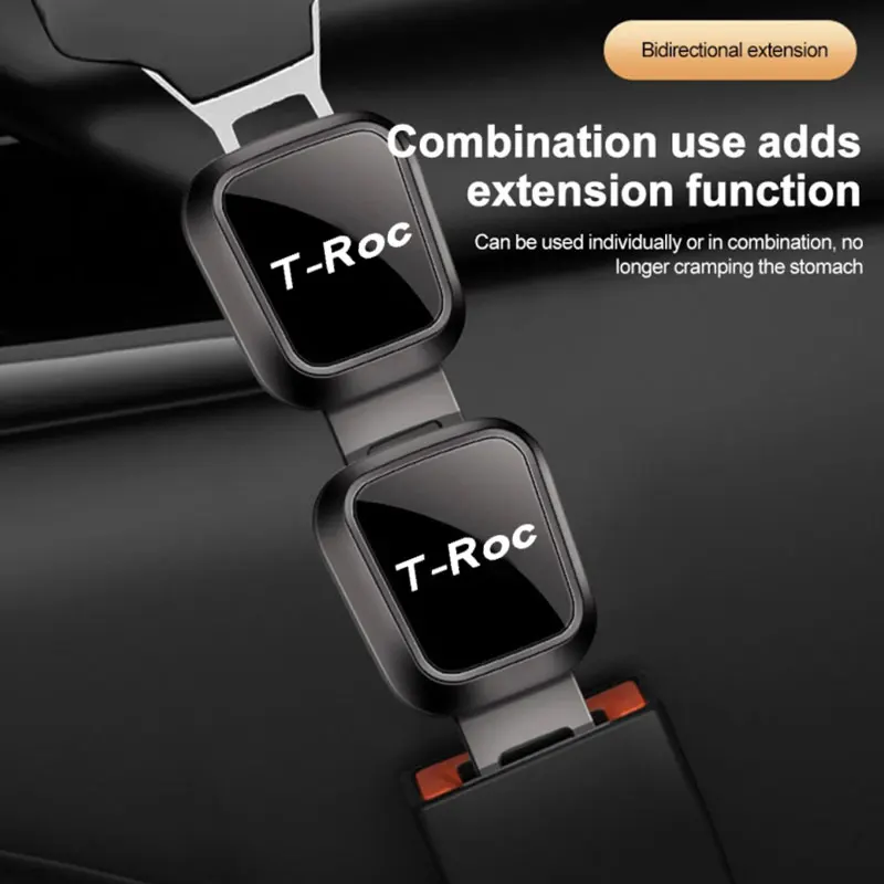 

Для T-Roc: Автоаксессуары 2024, 2025, 2026 годов — Удлинитель ремня безопасности, Зажим-фиксатор, Регулируемый удлинитель ремня