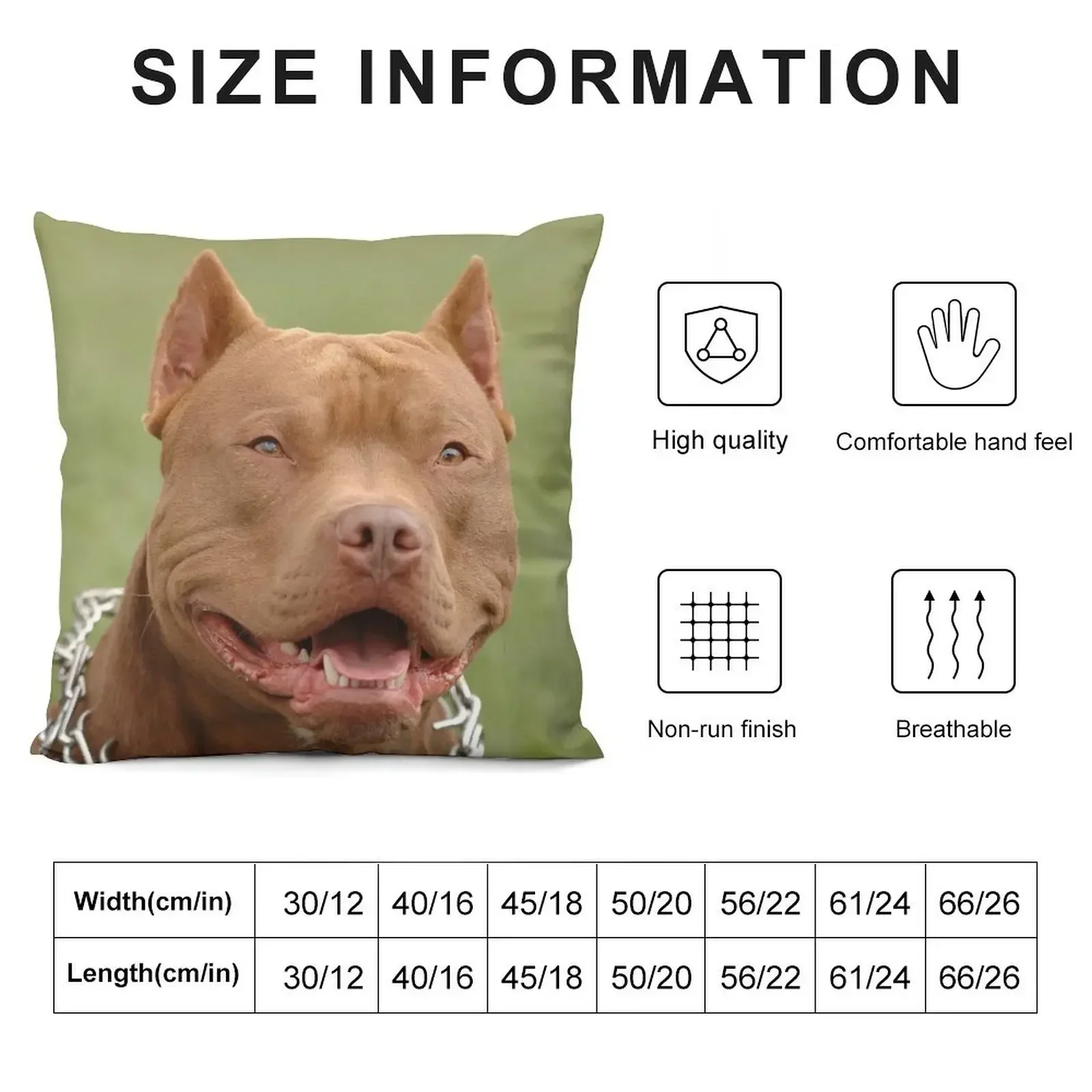 Pitbull red nose dog Throw Pillow pillows decor home Throw Pillow Covers home decor items Cushion Cover pillow