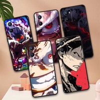 Gear Fifth Luffy For OPPO Reno 12 11 F 10 8 7 6 5 4 Z T Lite Plus Pro 4G 5G Black Phone Case Cover