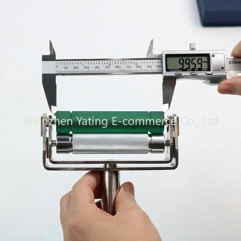 1pc Manual Color Wheel Ink Color Printing Proofing Color Roller Ink Proofing Machine Rubber Roller Flexo Gravure Printing