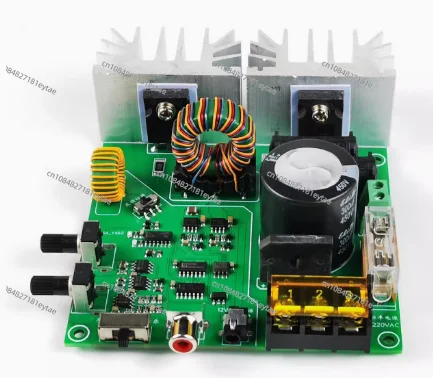 

SSTC Solid for State Tesla Coil Half Bridge Integrated Finished Drive Board Artificial Lightning Music Arc