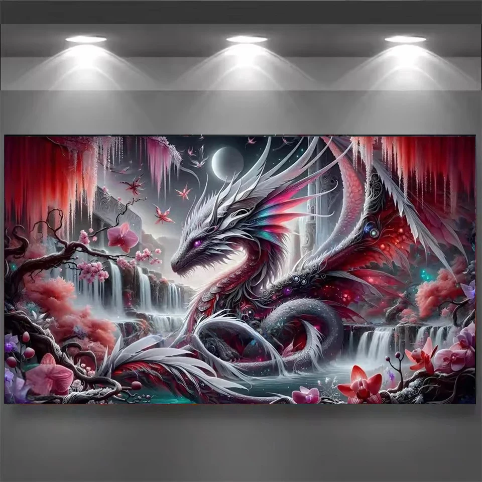 

Amazing Mysterious Mystical Dragon 5D DIY Diamond Painting New 2025 Jewelry Cross Stitch Diamond Art Mosaic Kits Room Decor