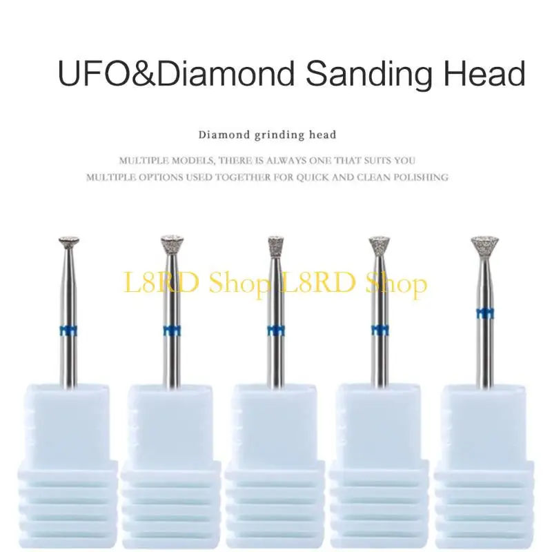 L8rd Bits forage à ongles professionnels, forets manucure pour machine à former à ongles électriques