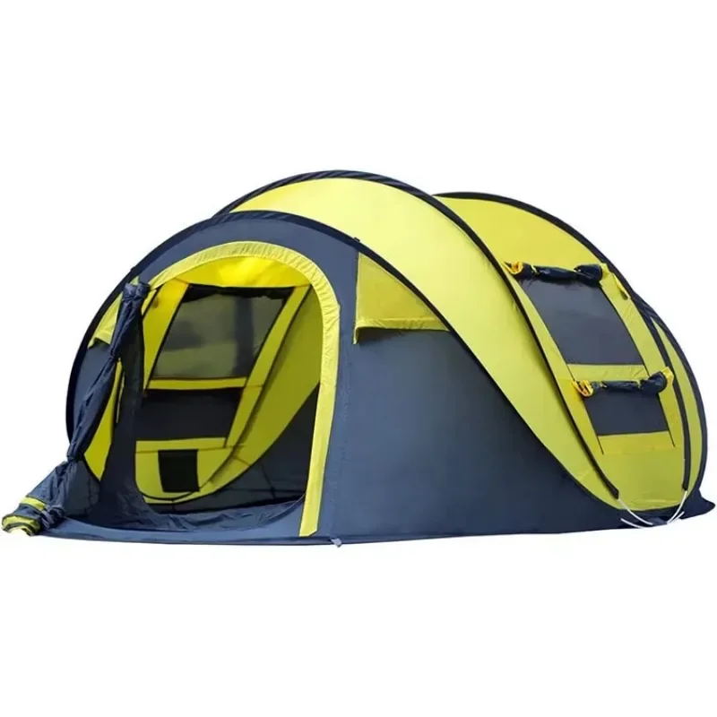 Outdoor Camping Travel Big Size Tent for 3-4 Persons Inflatable Automatic Tent