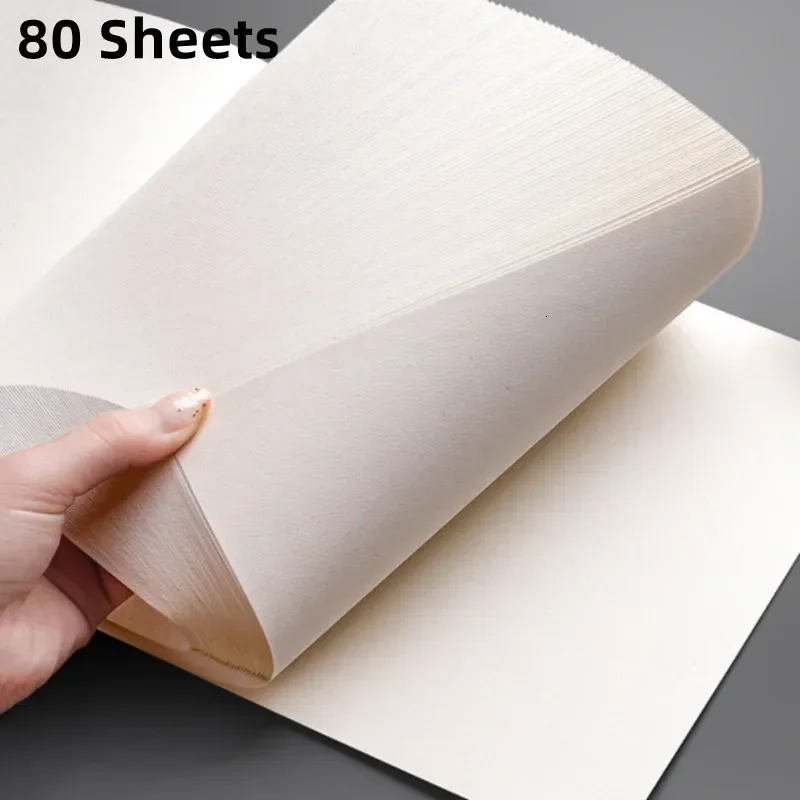 80 Sheets Thicken Beige Paper Sketch Book Student Art Painting Drawing Watercolor Book Graffiti Sketchbook School Stationery