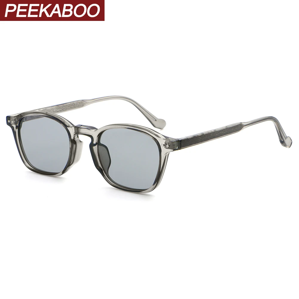 

Peekaboo солнцезащитные очки в квадратной оправе uv400 мужские солнцезащитные очки в корейском стиле в стиле ретро для женщин серый зеленый черный унисекс дропшиппинг