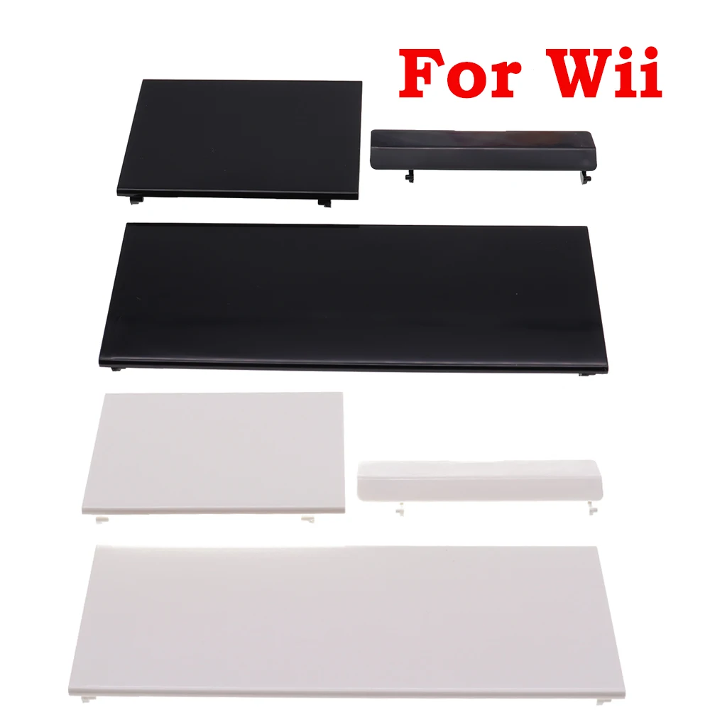 1set Replacement Memeory Card Door Slot Cover Lid 3 Parts Door Covers for Wii Console Games Accessories