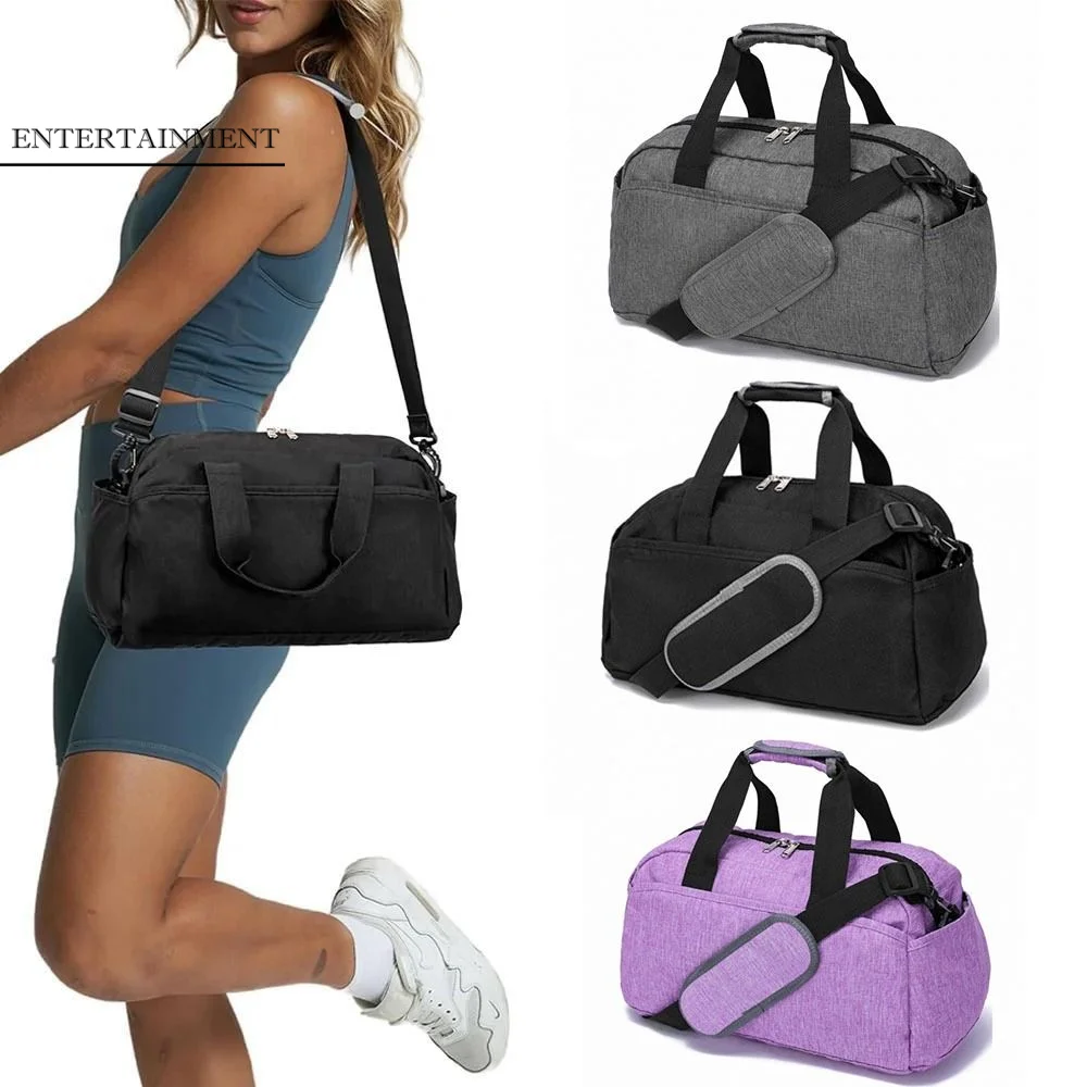 

Multi Pockets Sports Gym Bag Large Capacity Wet Compartment Fitness Tote Carry On Lightweight Travel Duffel Bag for Women Men