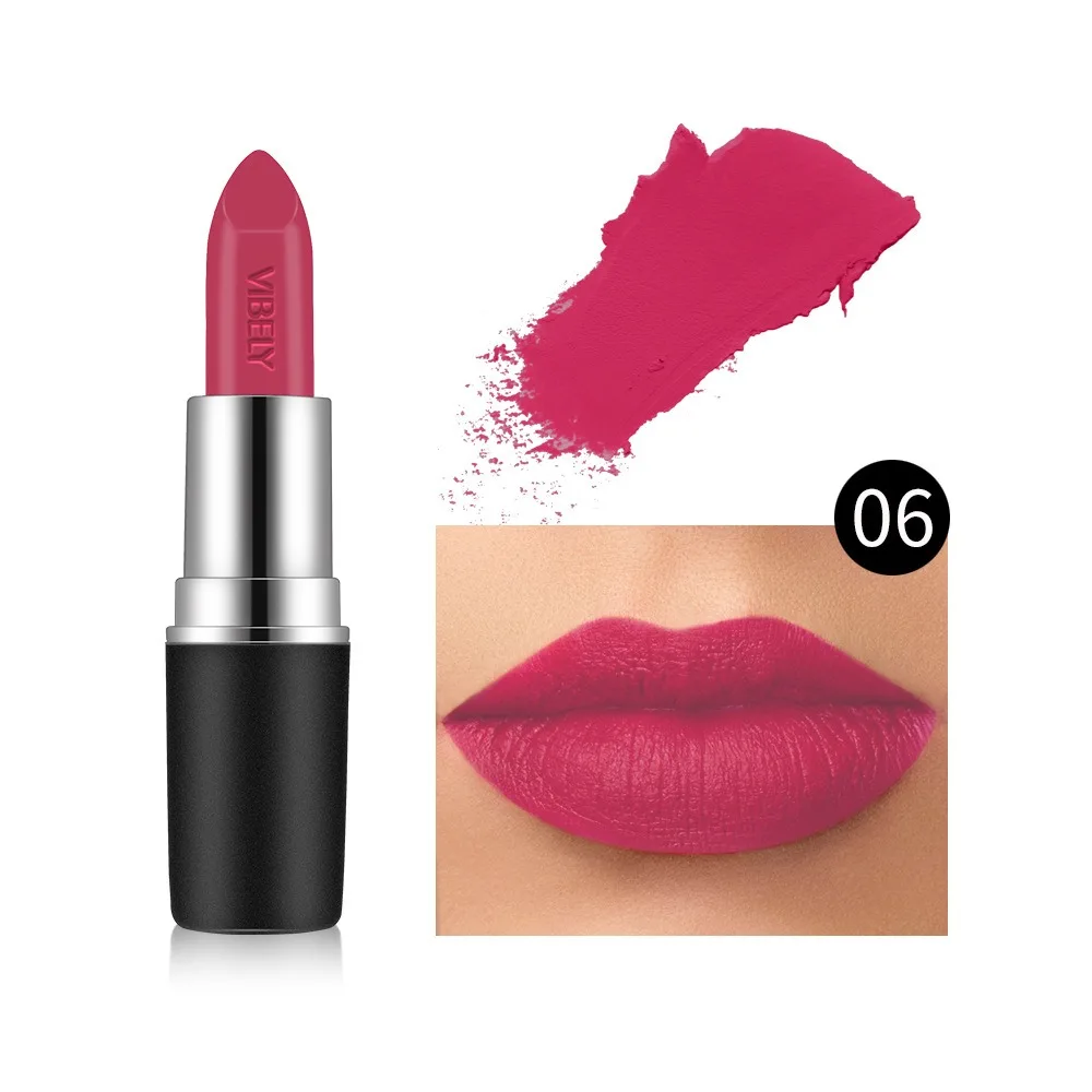VIBELY Velvet Matte Liquid Lipstick - Transfer Proof, Water Resistant, All-Day Wear