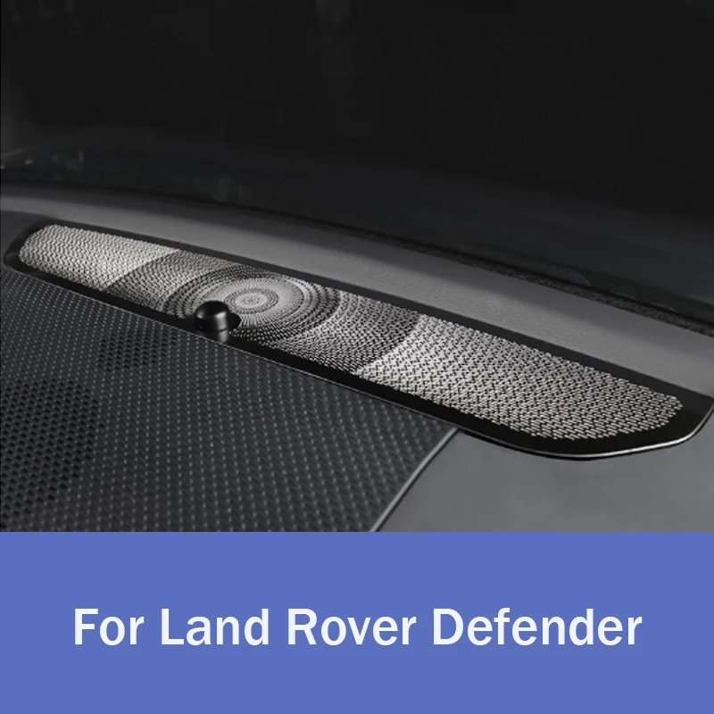 

Car Stainless Steel Car Dashboard Air Outlet Anti-blocking Mesh Cover interior Accessories For Land Rover Defender 110 2020-2024