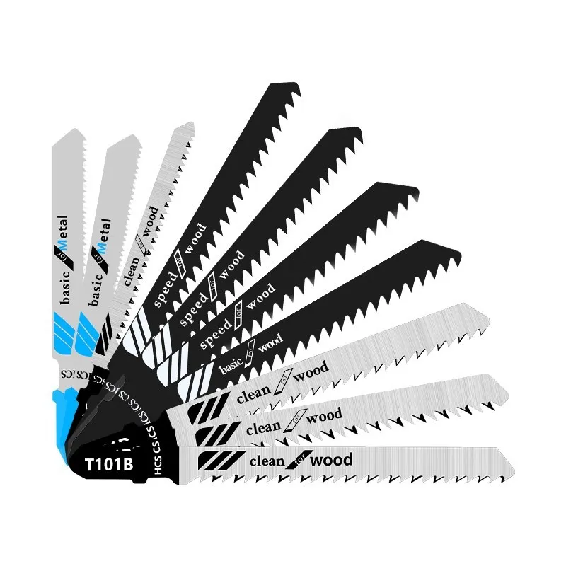 10pcs Jig Saw Blade Saber Saw Reciprocating Saw Blades for Wood Metal Cutting 