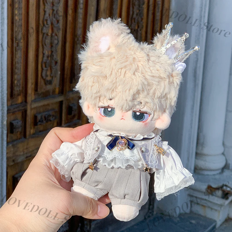 

Prince Full Dress Dolls Clothes Outfit Crown Shirt Vest Short Socks For 15cm Doll Body Clothing No Attribute Costume Original