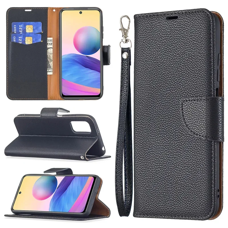 Wallet Flip Case For Xiaomi Redmi Note 10 5G Cover Case on For Redmi Note10 4G Magnetic Leather Stand Phone Protective Bag Cases