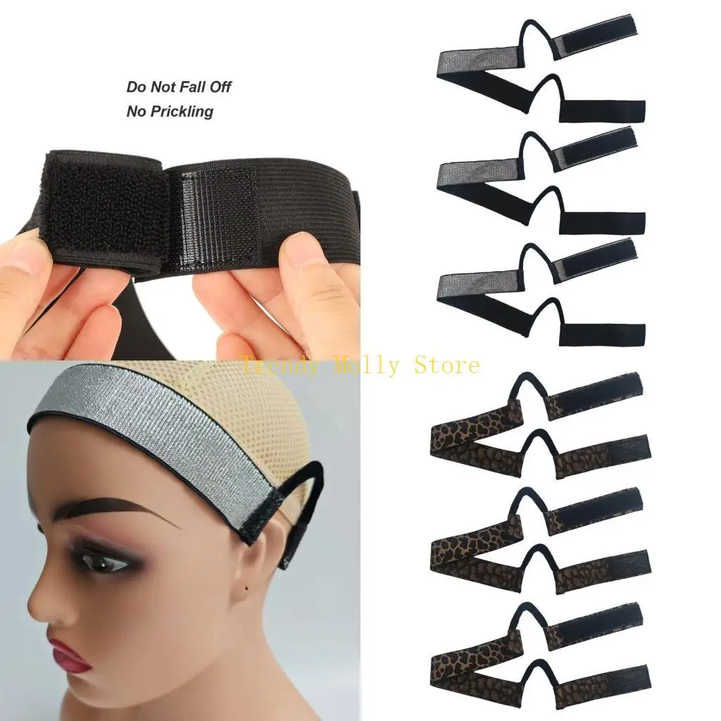 

N5KB Wigs Band Secure Fit Ear Hook Wigs Holder for Sensitive Skin Users