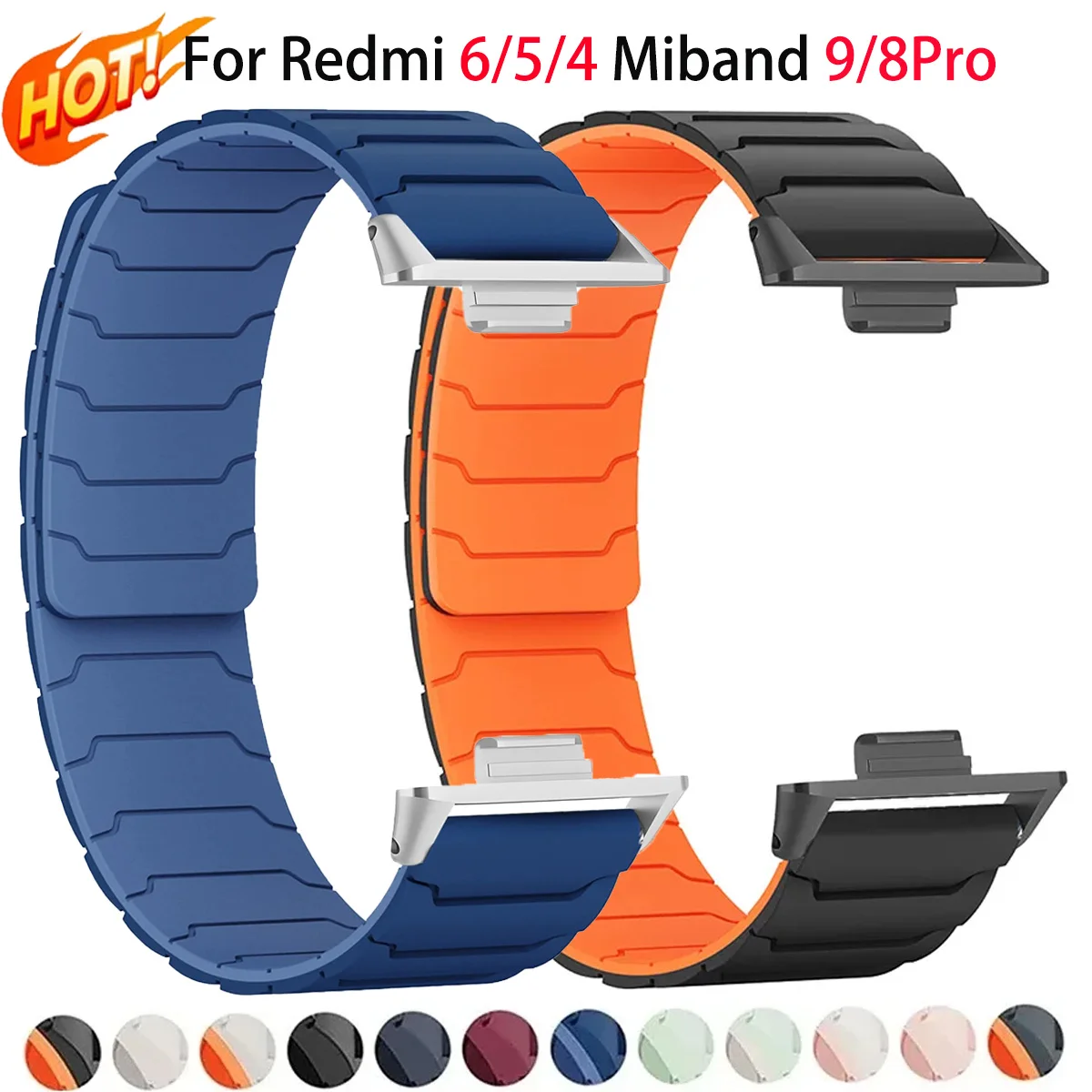 �y�Z�[�����zRedmi watch 6/5/watch 4�p�}�O�l�b�g���V���R���X�g���b�v�AMi band 9pro/8pro�p�X�|�[�c�o���h�A�ʋC���̂���u���X���b�g�A�N�Z�T���[