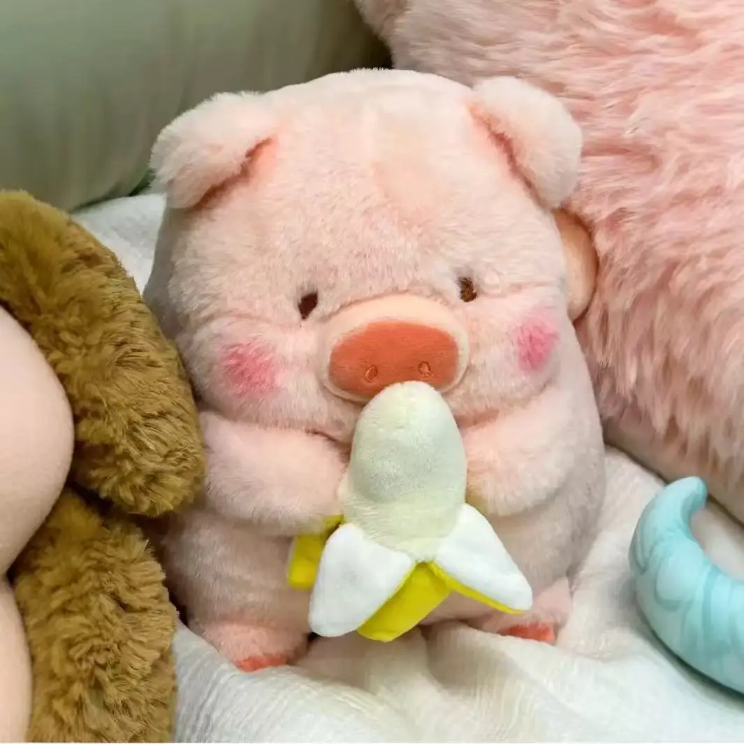 

Очаровательная плюшевая игрушка-подушка «Банан-Свинка Лулу», теплый компаньон, подарок на день рождения для подруги, мягкая обнимающая мягкая кукла из Китая