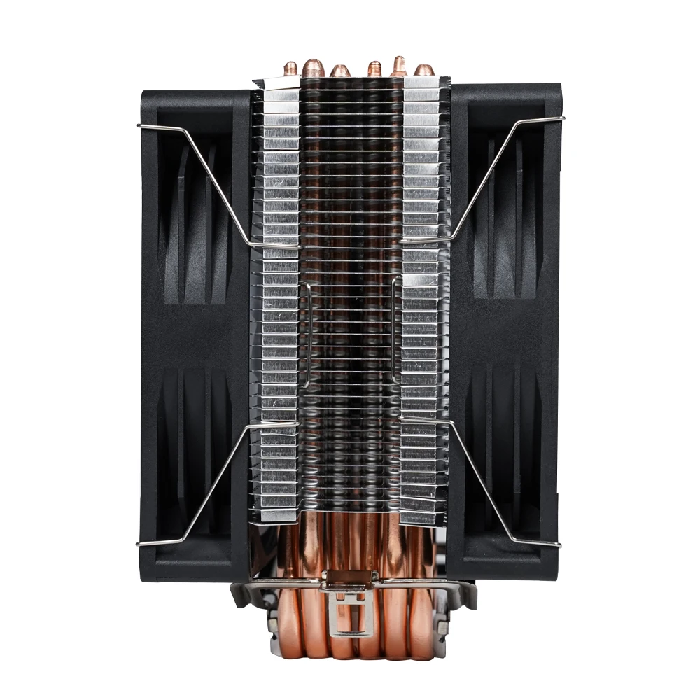 SEJISHI SJS M60 مبرد الهواء RGB مروحة 4PIN 4 أنابيب الحرارة المشجعين Pra PC المبرد تبريد المبرد ل AMD LGA وحدة المعالجة المركزية المقبس سطح المكتب