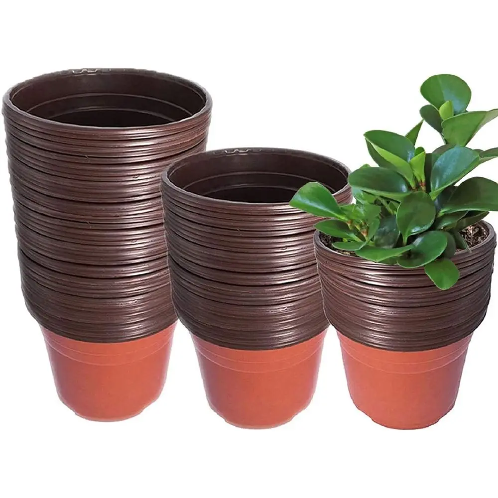 

11.6 Inch Plastic Nursery Pots for Plant Seedlings, Succulents, and Transplanting