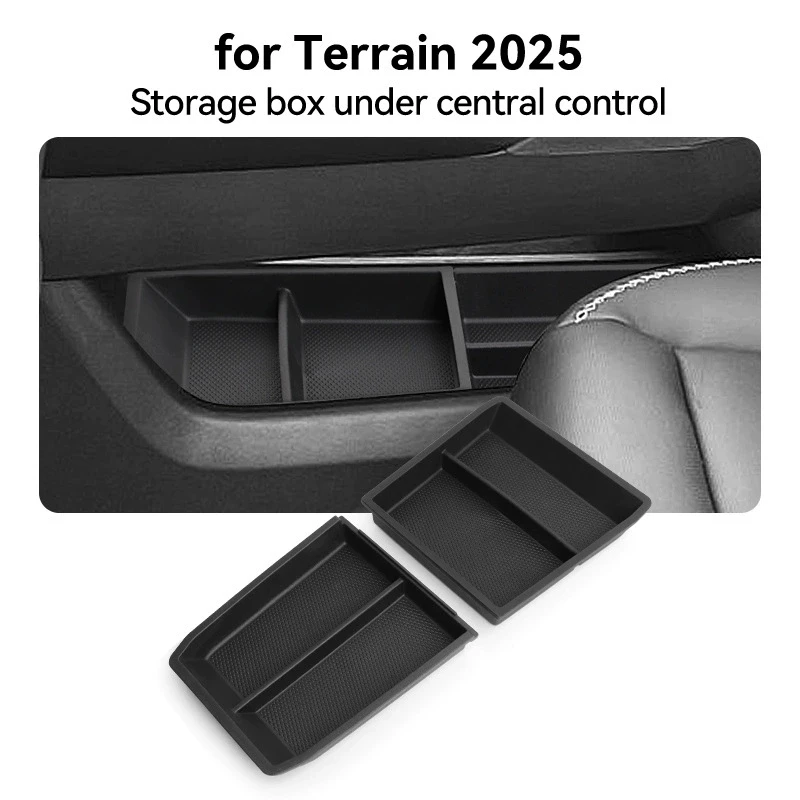

For Terrain 2025 Car Armrest Storage Box Center Console Multifunctional Organizer Tray Car Interior Accessories