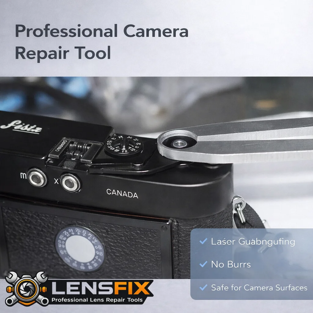 6pcs Leica Camera Repair Spanner Tool Set, Precision Aluminum Wrench Kit for Leica M Rangefinder Lens & Body Maintenance Tool
